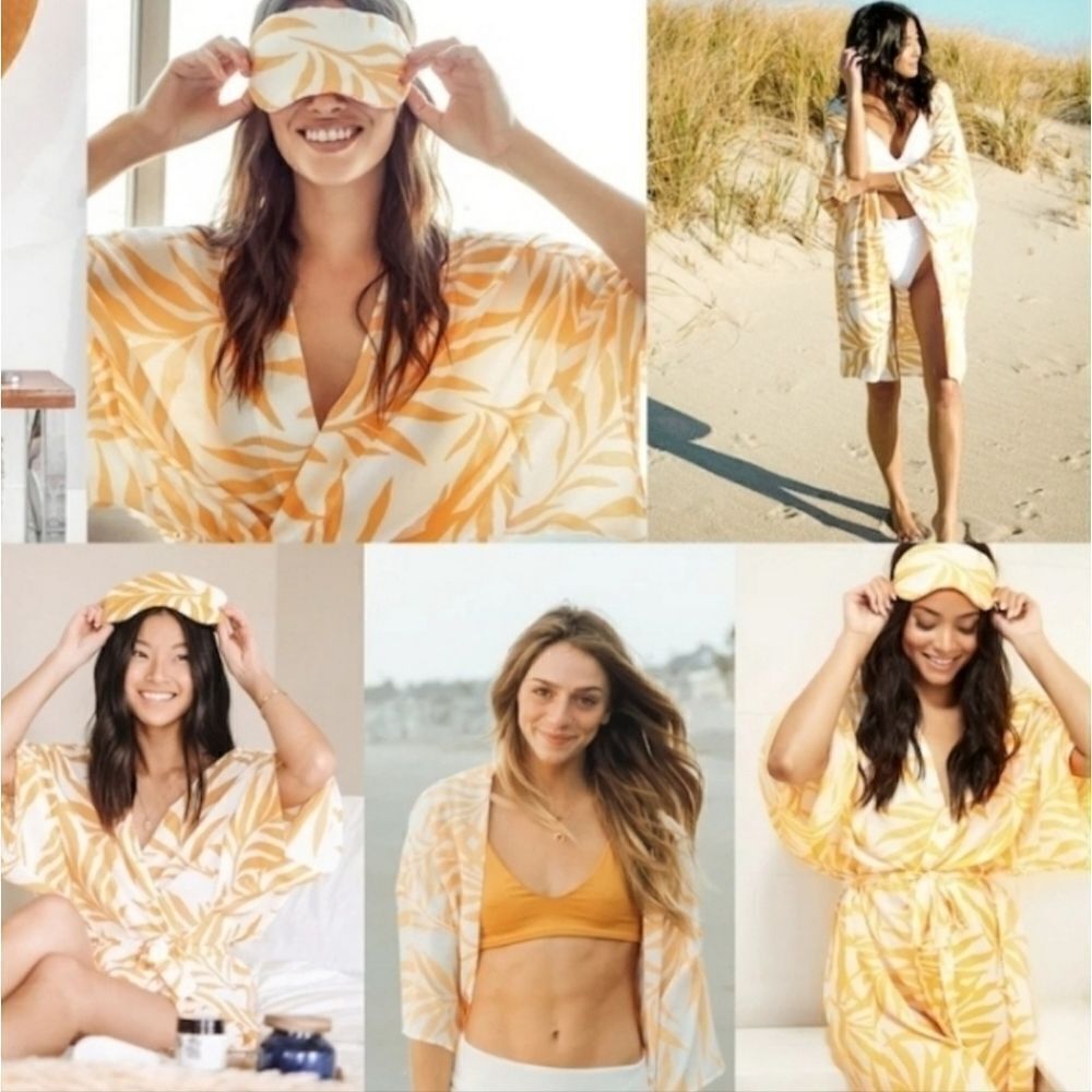 Maison Du Soir Magnolia Luxe Robe/Beach Cover-up - Picture 11 of 12